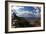 Grand Canyon, Arizona, with the Sun Breaking Though a Dramatic Cloudy Sky-Mike Kirk-Framed Photographic Print