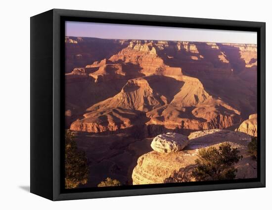 Grand Canyon at Sunset, Unesco World Heritage Site, Arizona, USA-Simon Harris-Framed Premier Image Canvas