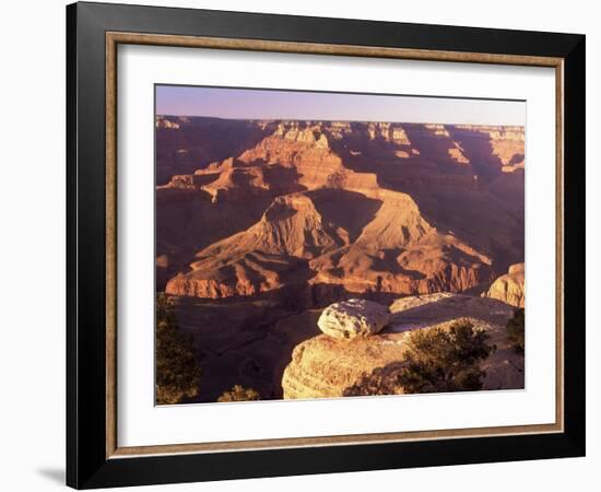 Grand Canyon at Sunset, Unesco World Heritage Site, Arizona, USA-Simon Harris-Framed Photographic Print