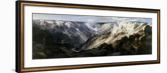 Grand Canyon at Yellowstone-Edward Moran-Framed Giclee Print