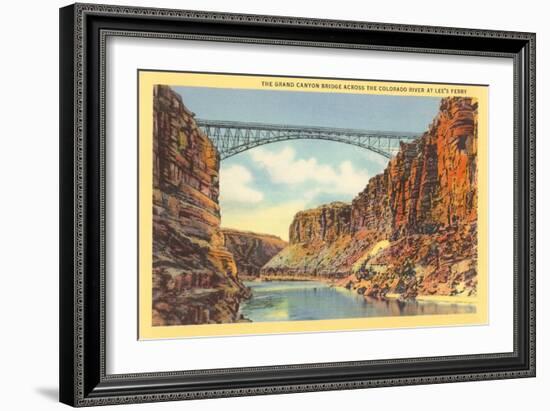 Grand Canyon Bridge at Lee's Ferry-null-Framed Art Print