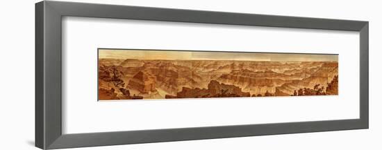 Grand Canyon: Composite Panorama from Point Sublime, c.1882-William Henry Holmes-Framed Art Print