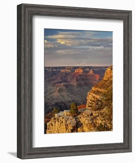 Grand Canyon From the South Rim at Sunset, Grand Canyon National Park, Arizona, USA-Adam Jones-Framed Photographic Print
