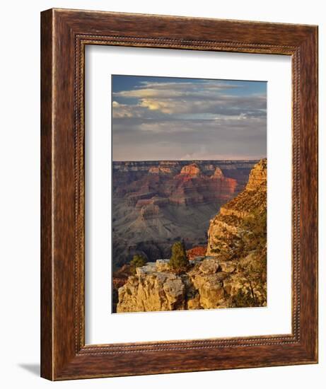 Grand Canyon From the South Rim at Sunset, Grand Canyon National Park, Arizona, USA-Adam Jones-Framed Photographic Print