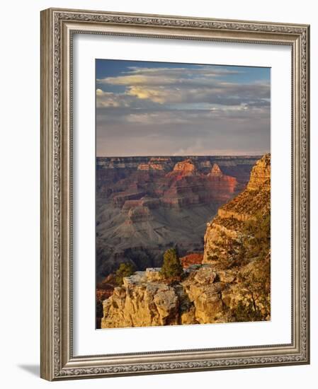 Grand Canyon From the South Rim at Sunset, Grand Canyon National Park, Arizona, USA-Adam Jones-Framed Photographic Print
