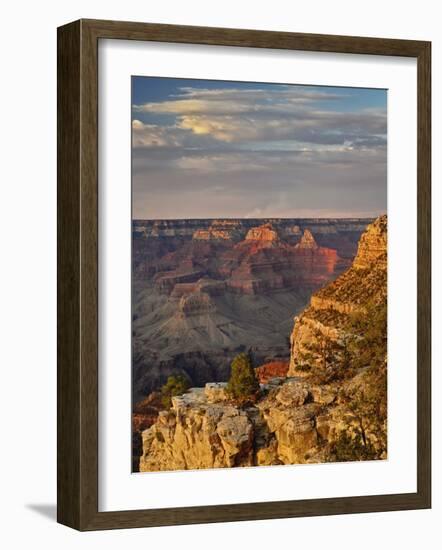 Grand Canyon From the South Rim at Sunset, Grand Canyon National Park, Arizona, USA-Adam Jones-Framed Photographic Print