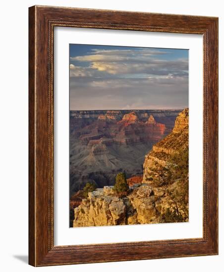 Grand Canyon From the South Rim at Sunset, Grand Canyon National Park, Arizona, USA-Adam Jones-Framed Photographic Print