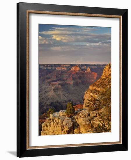 Grand Canyon From the South Rim at Sunset, Grand Canyon National Park, Arizona, USA-Adam Jones-Framed Photographic Print