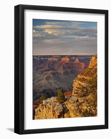 Grand Canyon From the South Rim at Sunset, Grand Canyon National Park, Arizona, USA-Adam Jones-Framed Photographic Print