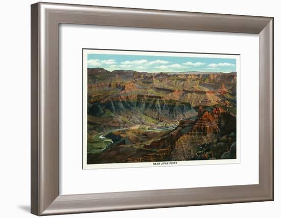 Grand Canyon Nat'l Park, Arizona - Panoramic View of the Park from Near Lipan Point, c.1932-Lantern Press-Framed Art Print