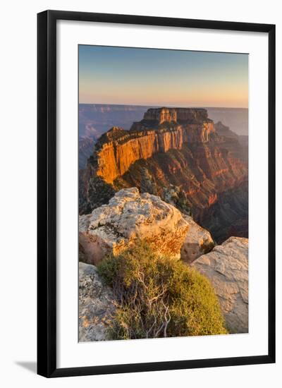 Grand Canyon National Park, Arizona: The North Rim As Viewed From Cape Royal Overlook At Sunset-Ian Shive-Framed Photographic Print