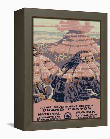 Grand Canyon National Park, c.1938-null-Framed Stretched Canvas