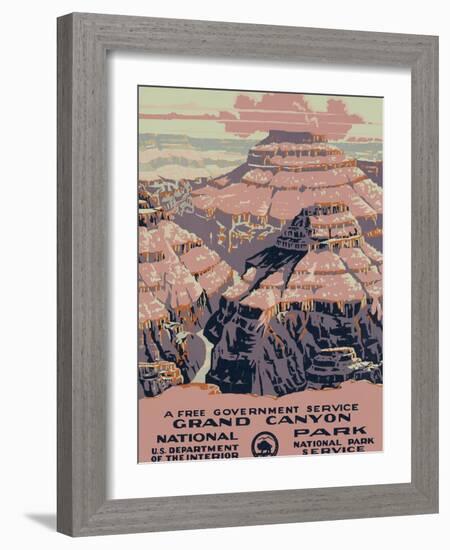 Grand Canyon National Park, c.1938-null-Framed Giclee Print