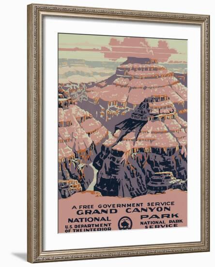 Grand Canyon National Park, c.1938-null-Framed Giclee Print