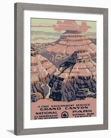 Grand Canyon National Park, c.1938-null-Framed Giclee Print