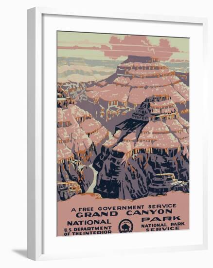 Grand Canyon National Park, c.1938-null-Framed Giclee Print