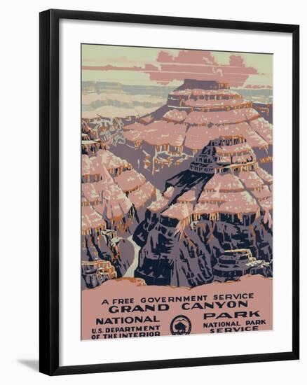 Grand Canyon National Park, c.1938-null-Framed Giclee Print