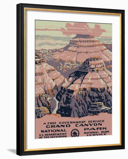 Grand Canyon National Park, c.1938-null-Framed Giclee Print