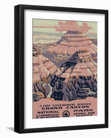 Grand Canyon National Park, c.1938-null-Framed Art Print