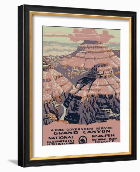 Grand Canyon National Park, c.1938-null-Framed Art Print