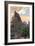 Grand Canyon National Park - Hermit Trail-Lantern Press-Framed Art Print