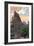 Grand Canyon National Park - Hermit Trail-Lantern Press-Framed Art Print