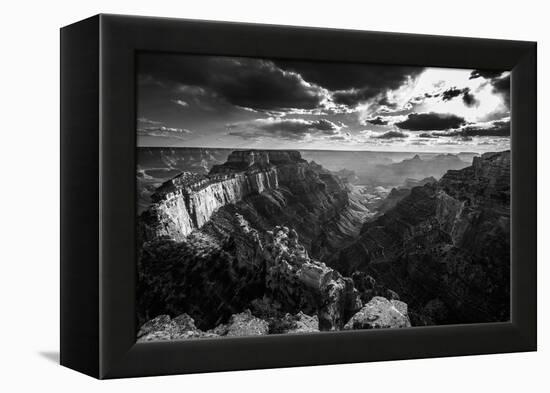 Grand Canyon North Rim Cape Royal Overlook at Sunset Wotans Throne-Kris Wiktor-Framed Premier Image Canvas