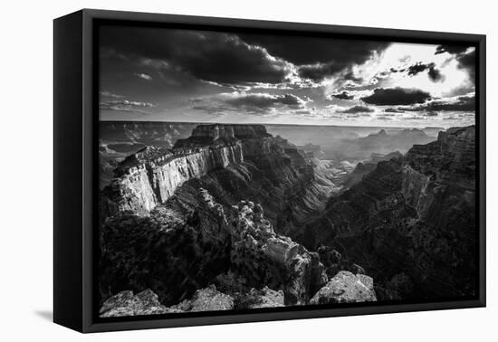 Grand Canyon North Rim Cape Royal Overlook at Sunset Wotans Throne-Kris Wiktor-Framed Premier Image Canvas