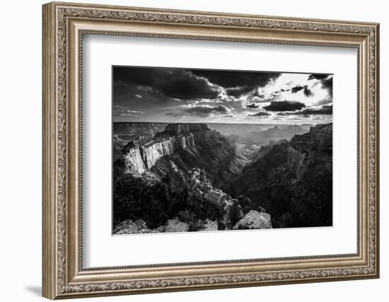 Grand Canyon North Rim Cape Royal Overlook at Sunset Wotans Throne-Kris Wiktor-Framed Photographic Print