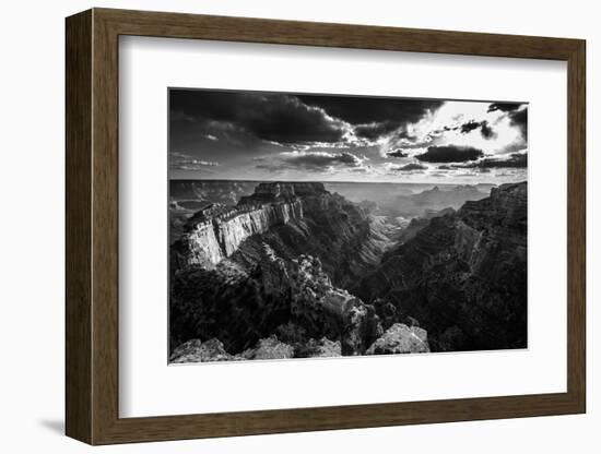 Grand Canyon North Rim Cape Royal Overlook at Sunset Wotans Throne-Kris Wiktor-Framed Photographic Print