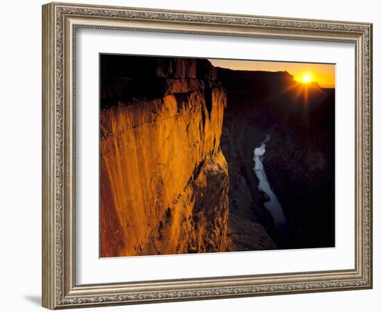 Grand Canyon NP, Arizona. Usa. Sunrise, Cliffs and the Colorado River-Scott T^ Smith-Framed Photographic Print