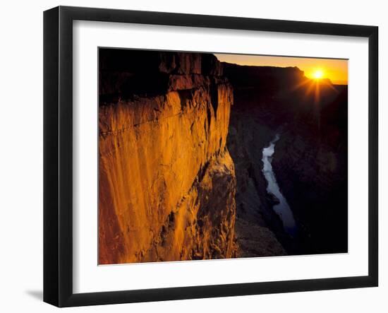 Grand Canyon NP, Arizona. Usa. Sunrise, Cliffs and the Colorado River-Scott T^ Smith-Framed Photographic Print