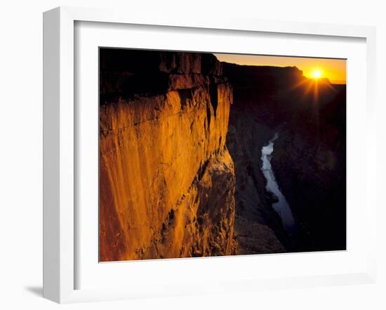 Grand Canyon NP, Arizona. Usa. Sunrise, Cliffs and the Colorado River-Scott T^ Smith-Framed Photographic Print