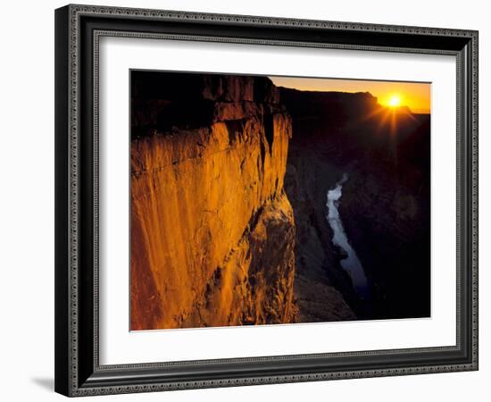 Grand Canyon NP, Arizona. Usa. Sunrise, Cliffs and the Colorado River-Scott T^ Smith-Framed Photographic Print