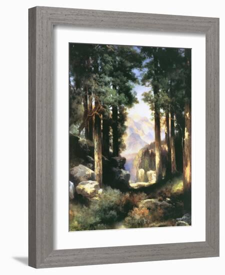 Grand Canyon of the Colorado-Thomas Moran-Framed Art Print