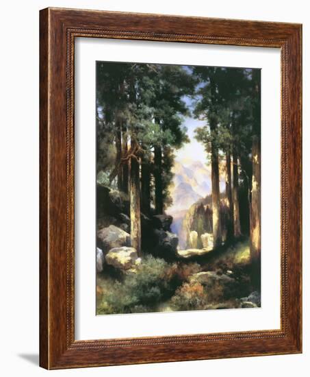 Grand Canyon of the Colorado-Thomas Moran-Framed Art Print