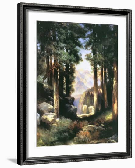 Grand Canyon of the Colorado-Thomas Moran-Framed Premium Giclee Print