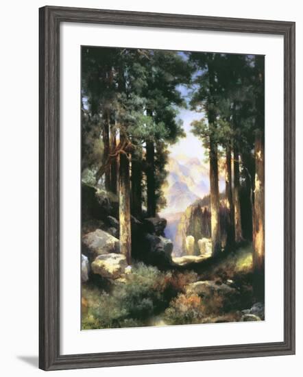 Grand Canyon of the Colorado-Thomas Moran-Framed Premium Giclee Print