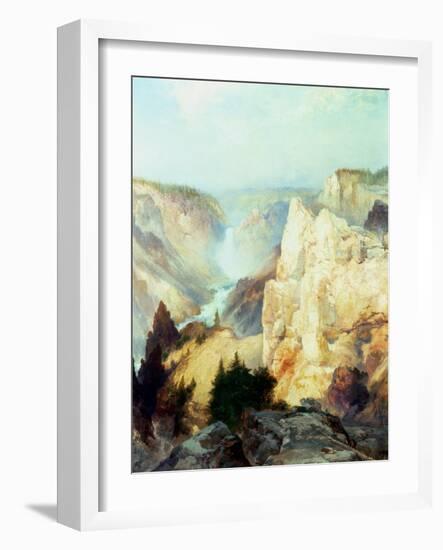 Grand Canyon of the Yellowstone Park-Thomas Moran-Framed Giclee Print