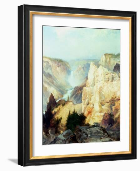 Grand Canyon of the Yellowstone Park-Thomas Moran-Framed Giclee Print