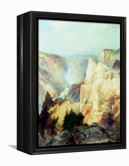 Grand Canyon of the Yellowstone Park-Thomas Moran-Framed Premier Image Canvas