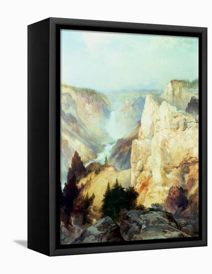 Grand Canyon of the Yellowstone Park-Thomas Moran-Framed Premier Image Canvas