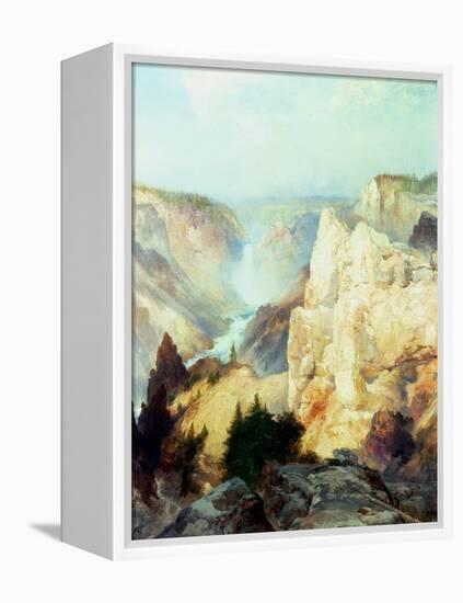 Grand Canyon of the Yellowstone Park-Thomas Moran-Framed Premier Image Canvas