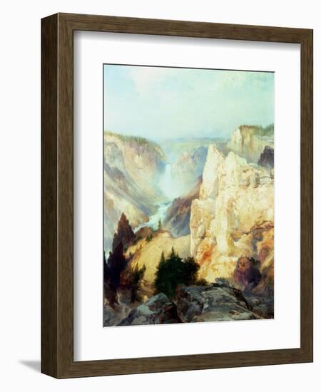 Grand Canyon of the Yellowstone Park-Thomas Moran-Framed Giclee Print