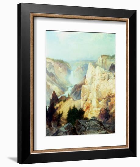 Grand Canyon of the Yellowstone Park-Thomas Moran-Framed Giclee Print