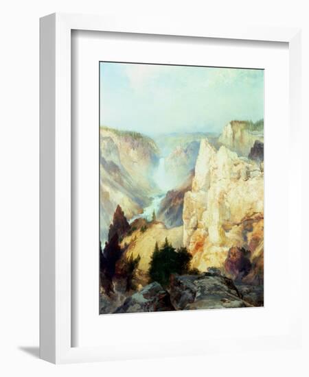 Grand Canyon of the Yellowstone Park-Thomas Moran-Framed Giclee Print