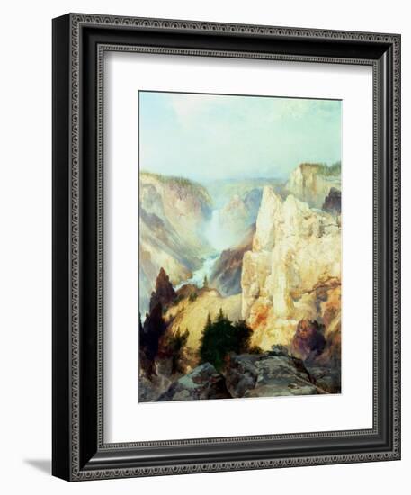 Grand Canyon of the Yellowstone Park-Thomas Moran-Framed Giclee Print