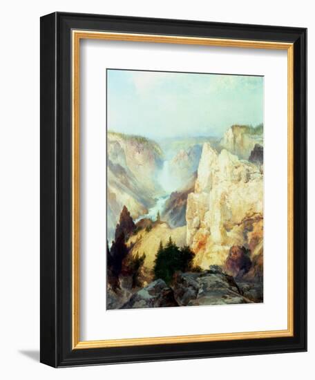 Grand Canyon of the Yellowstone Park-Thomas Moran-Framed Giclee Print