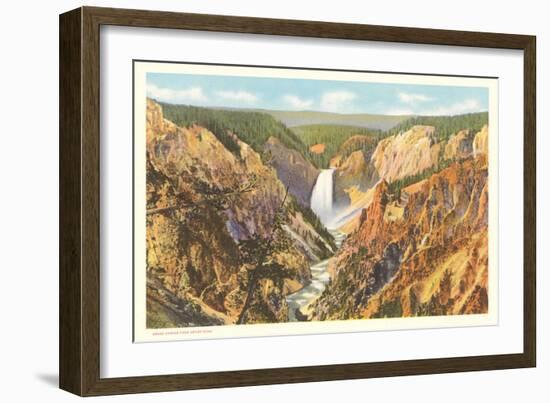 Grand Canyon of the Yellowstone-null-Framed Art Print