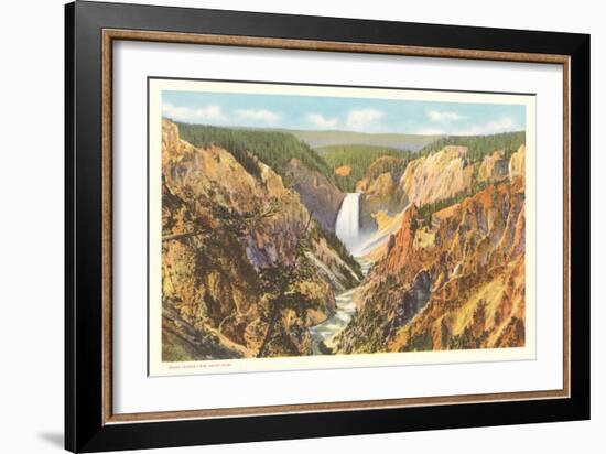 Grand Canyon of the Yellowstone-null-Framed Art Print